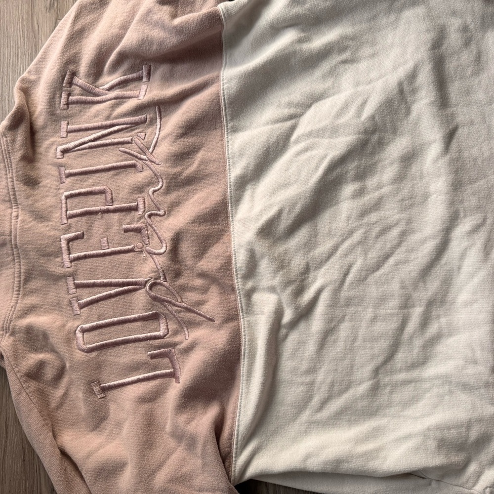 PINK Victoria's Secret Blush and Cream Hoodie - Picture 4 of 6